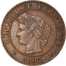 Coin, France, Cérès, Centime, 1882, Paris, EF(40-45), Bronze, KM:826.1