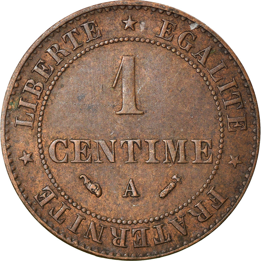 Coin, France, Cérès, Centime, 1882, Paris, EF(40-45), Bronze, KM:826.1