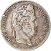 Coin, France, Louis-Philippe, 1/4 Franc, 1832, Paris, EF(40-45), Silver