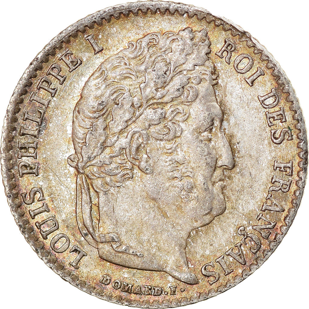 Moneta, Francja, Louis-Philippe, 1/4 Franc, 1833, Paris, AU(55-58), Srebro