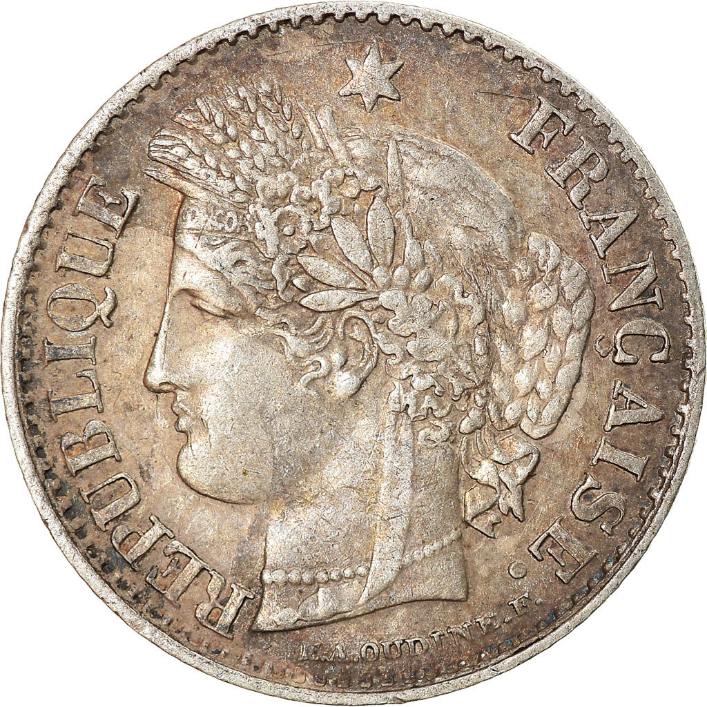 Moneda, Francia, Cérès, 20 Centimes, 1850, Paris, MBC, Plata, KM:758.1