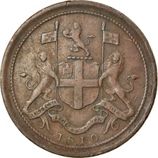 Moneda, PENÍNSULA DE MALACA, PENANG, 1/2 Cent, 1/2 Pice, 1810, British Royal