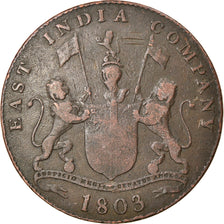 Monnaie, INDIA-BRITISH, MADRAS PRESIDENCY, 20 Cash, 1803, Soho Mint, Birmingham