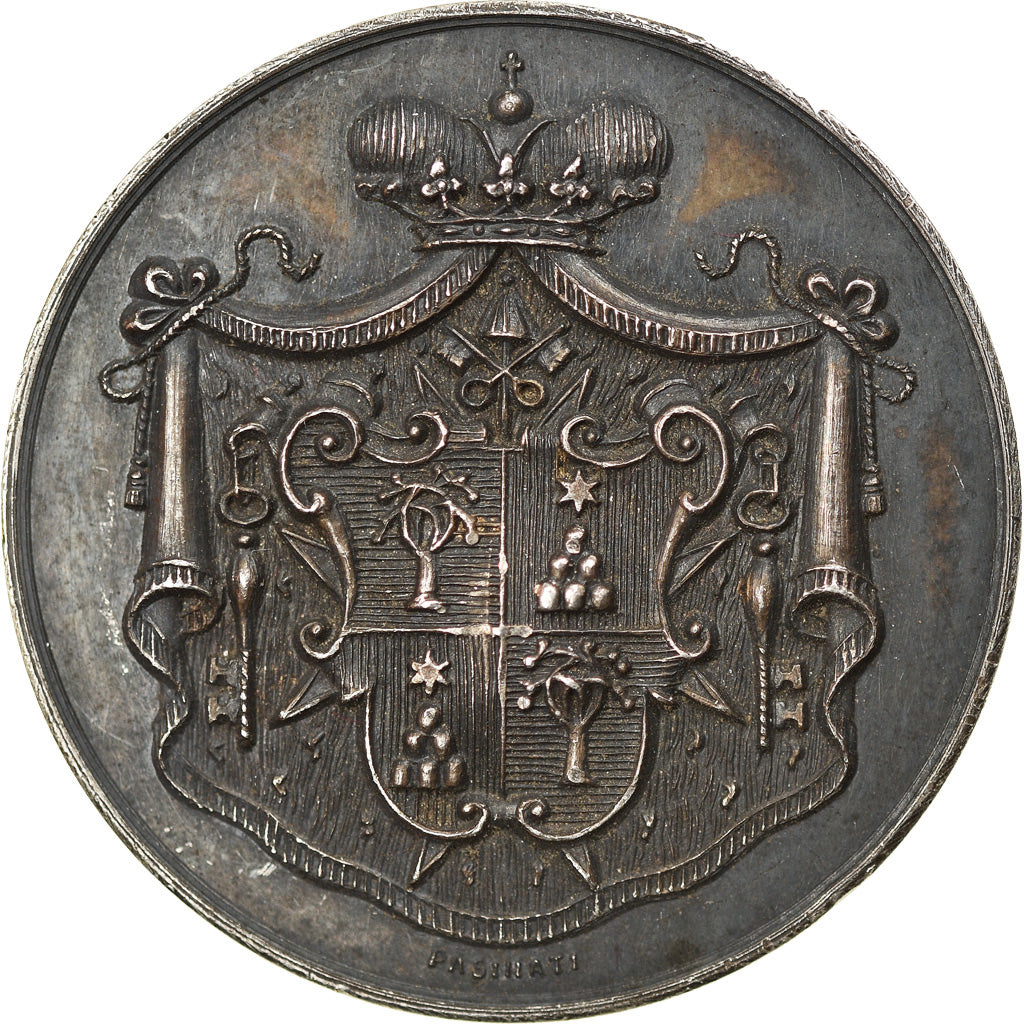 Vaticano, medaglia, Sede Vacante, Principe Ludovico Chigi, 1922, SPL, Argento