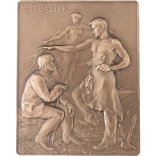 Médaille, Monnaie de Paris, Mutualité, plaquette
