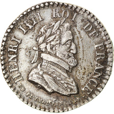 France, Médaille, Louis XVIII, Quinaire, Henri IV, History, SUP, Argent