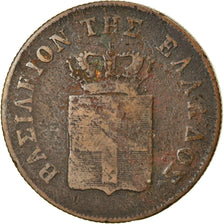 Coin, Greece, Othon, 10 Lepta, 1848, Athens, VF(20-25), Copper, KM:29
