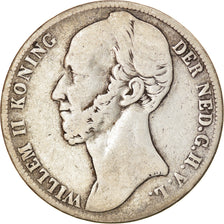 Coin, Netherlands, William II, Gulden, 1846, Utrecht, VF(20-25), Silver, KM:66