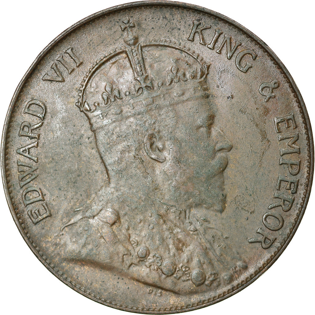 Coin, Hong Kong, Edward VII, Cent, 1905, AU(50-53), Bronze, KM:11