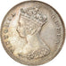 Coin, Hong Kong, Victoria, 10 Cents, 1868, AU(50-53), Silver, KM:6.3