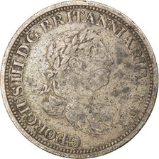 Moneda, Guyana, George III, Guilder, 1816, BC+, Plata, KM:13