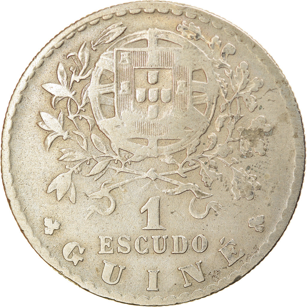 Coin, Guinea-Bissau, Escudo, 1933, VF(30-35), Nickel-Bronze, KM:5