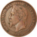 Coin, France, Napoleon III, 5 Centimes, 1864, Strasbourg, EF(40-45), KM 797.2
