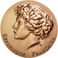 FRANCE, Politics, Society, War, The Fifth Republic, Medal, MS(65-70), Bronze,...