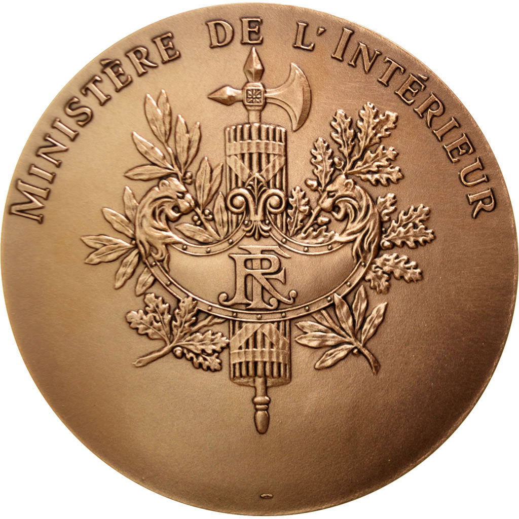 FRANCE, Politics, Society, War, The Fifth Republic, Medal, MS(65-70), Bronze,...