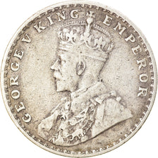 Coin, INDIA-BRITISH, George V, Rupee, 1918, VF(30-35), Silver, KM:524