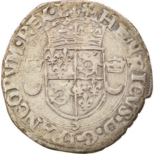 Coin, France, Henri II, Douzain du Dauphiné, 1552, Grenoble, EF(40-45), Billon