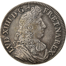 Münze, Frankreich, Louis XIV, 1/2 Écu à la cravate, 1/2 Ecu, 1673, Bayonne