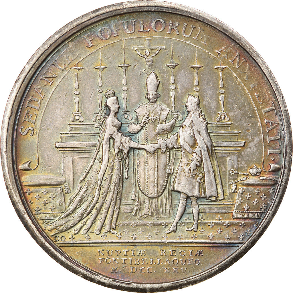 Francia, medaglia, Mariage de Louis XV et Marie Leszczynska, Prix de la Bonne