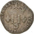 Moeda, França, Henri III, Double Sol du Dauphiné, 1582, Grenoble, VF(30-35)