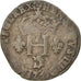 Moeda, França, Henri III, Double Sol du Dauphiné, 1582, Grenoble, VF(30-35)