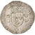 Coin, France, Henri II, Douzain aux croissants, 1555, Troyes, EF(40-45), Billon