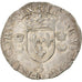 Moneta, Francia, Henri II, Douzain aux croissants, 1555, Troyes, BB, Biglione