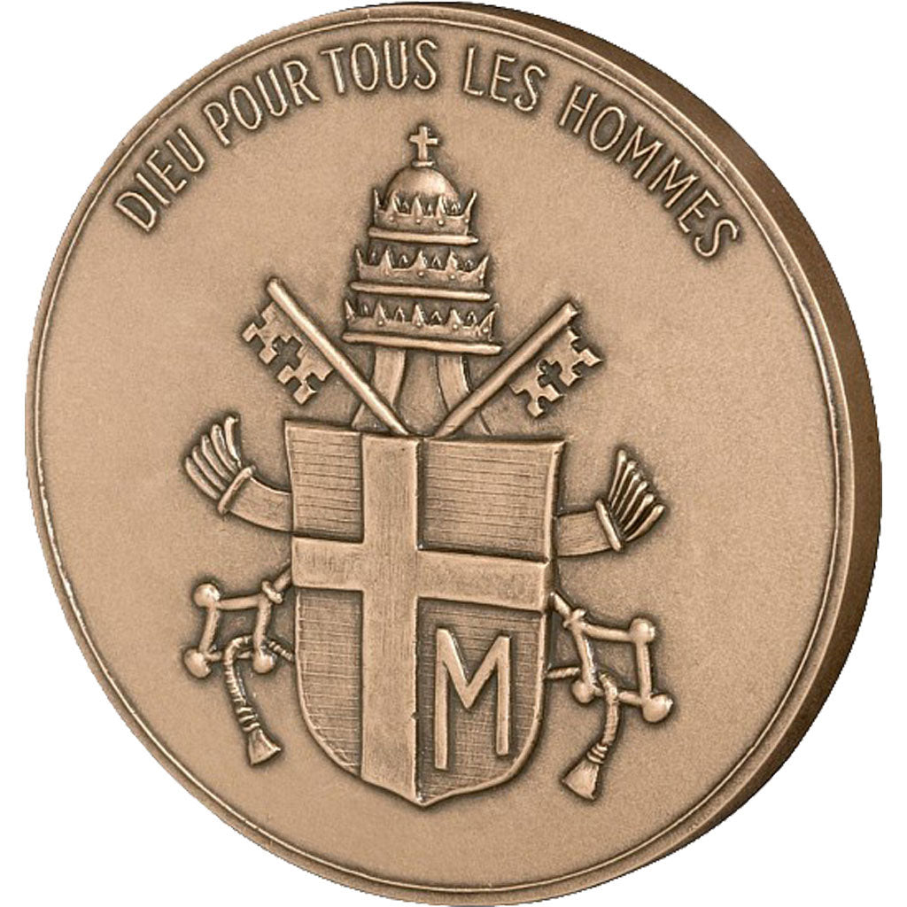 Francia, Medal, The Fifth Republic, Religions & beliefs, Belmondo, FDC, Bronzo