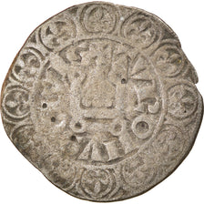 Moneda, Francia, Philip IV, Gros Tournois, BC+, Plata, Duplessy:213B