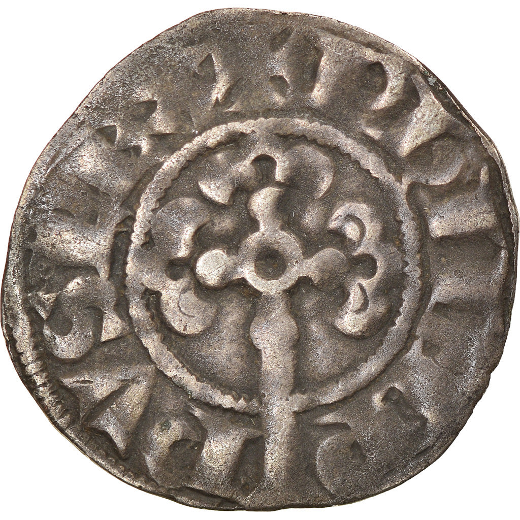 Coin, France, Philip IV, Bourgeois fort, EF(40-45), Billon, Duplessy:231