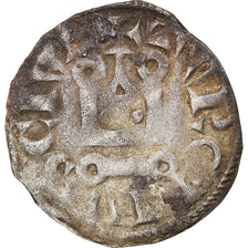 Moneta, Francia, Louis VIII-IX, Denier Tournois, MB+, Biglione, Duplessy:188