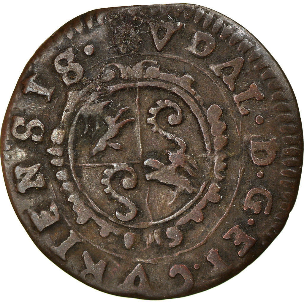 Coin, SWISS CANTONS, CHUR, Ulrich VII, Bluzger, 1728, VF(30-35), Billon, KM:131