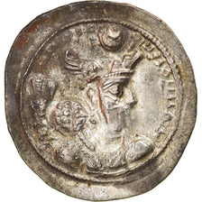 Coin, Sasanian Kings, Varhran IV, Drachm, 388-399, AU(50-53), Silver