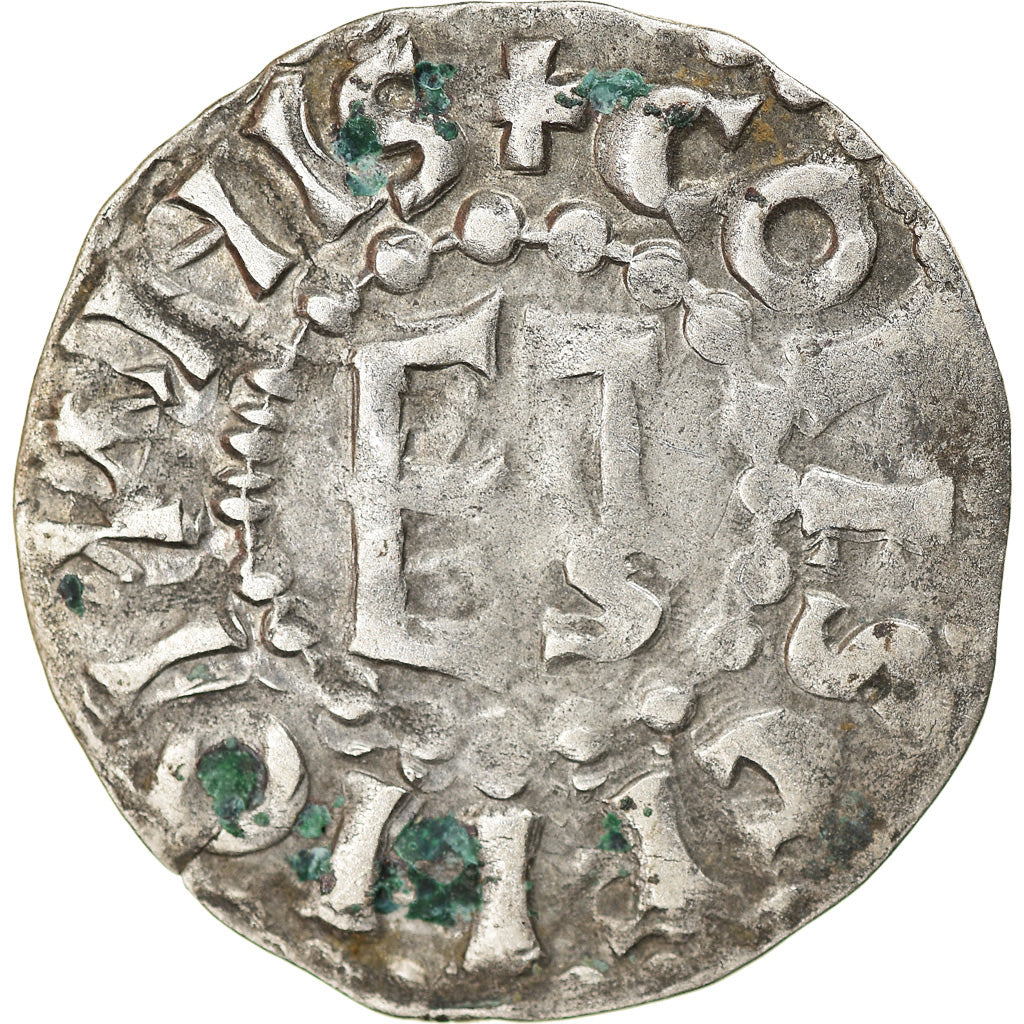 Coin, France, Herbert I, Denarius, Le Mans, Immobilized type, EF(40-45), Silver