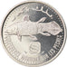 Coin, Comoros, 5 Francs, 1984, Paris, ESSAI, MS(65-70), Aluminium, KM:E9