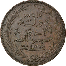 Münze, Komoren, Said Ali, 10 Centimes, 1890 (AH 1308), Paris, VZ, Bronze