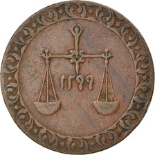 Coin, Zanzibar, Pysa, 1882 (AH 1299), EF(40-45), Copper, KM:1