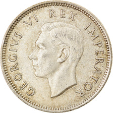 Moneda, Sudáfrica, George VI, Shilling, 1940, Pretoria, EBC, Plata, KM:28