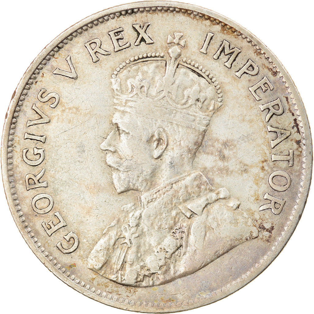 Monnaie, Afrique du Sud, George V, 2-1/2 Shillings, 1929, Pretoria, TTB, Argent