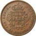 Coin, MADEIRA ISLANDS, Maria II, 10 Reis, 1842, VF(30-35), Copper