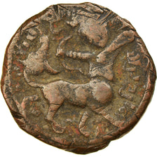 Coin, Artuqids, Nasir al-Din, Dirham, AH 599 (1202/3), Mardin, VF(20-25), Bronze