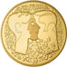 FRANCE, Arts & Culture, The Fifth Republic, Medal, MS(65-70), Gilt Bronze, 50.00