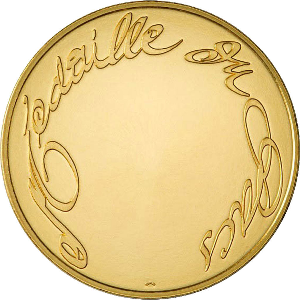 FRANCE, Arts & Culture, The Fifth Republic, Medal, MS(65-70), Gilt Bronze, 50.00