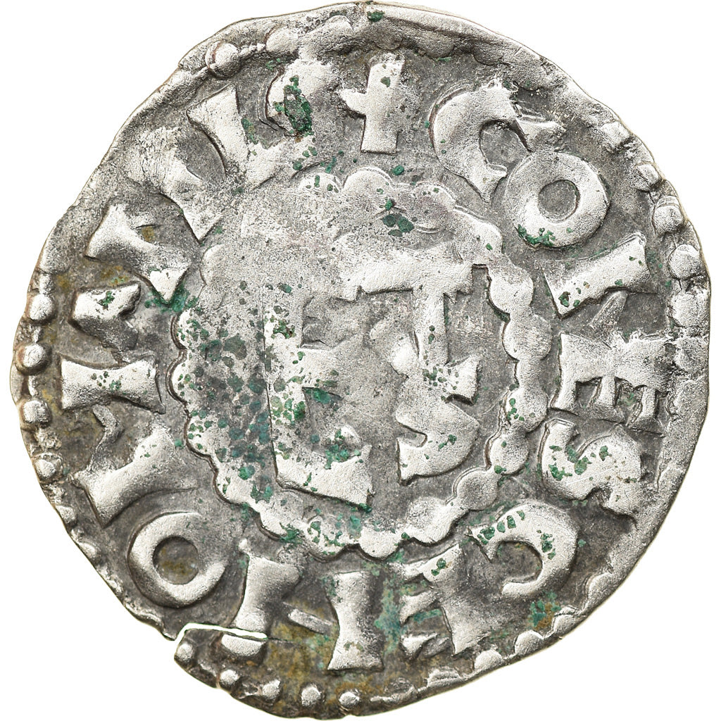 Munten, Frankrijk, Herbert I, Denarius, Le Mans, Immobilized type, FR+, Zilver