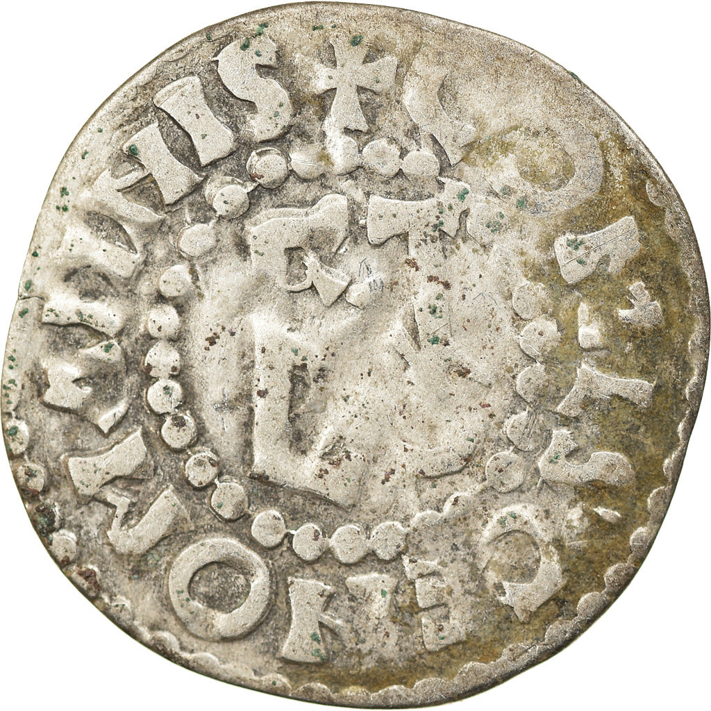 Munten, Frankrijk, Herbert I, Denarius, Le Mans, Immobilized type, FR+, Zilver
