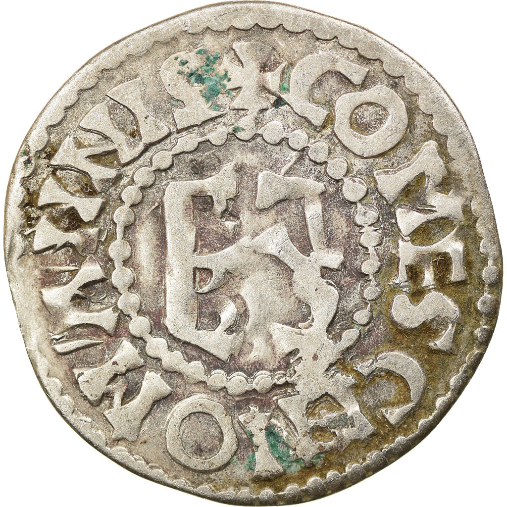 Munten, Frankrijk, Herbert I, Denarius, Le Mans, Immobilized type, ZF, Zilver
