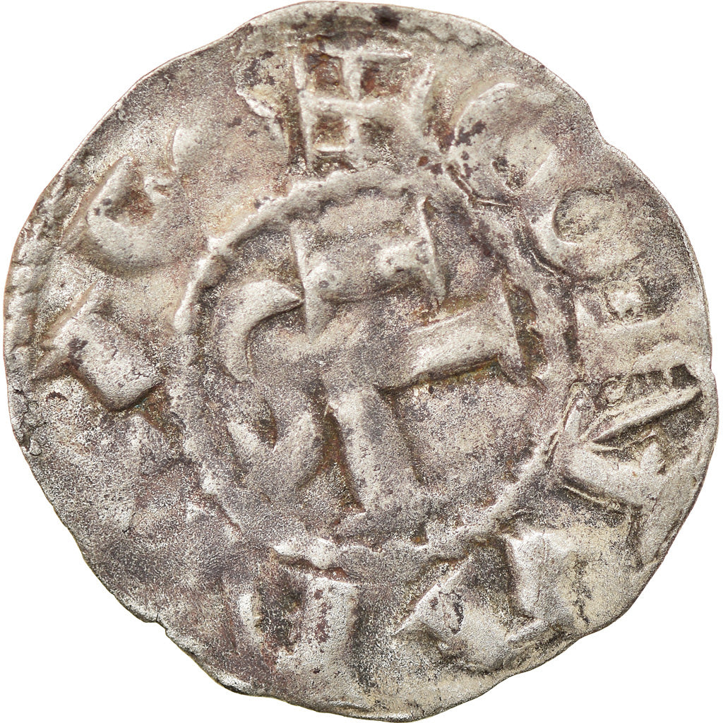Monnaie, France, Bretagne, Conan III, Denier, Rennes, TB+, Argent, Boudeau:23