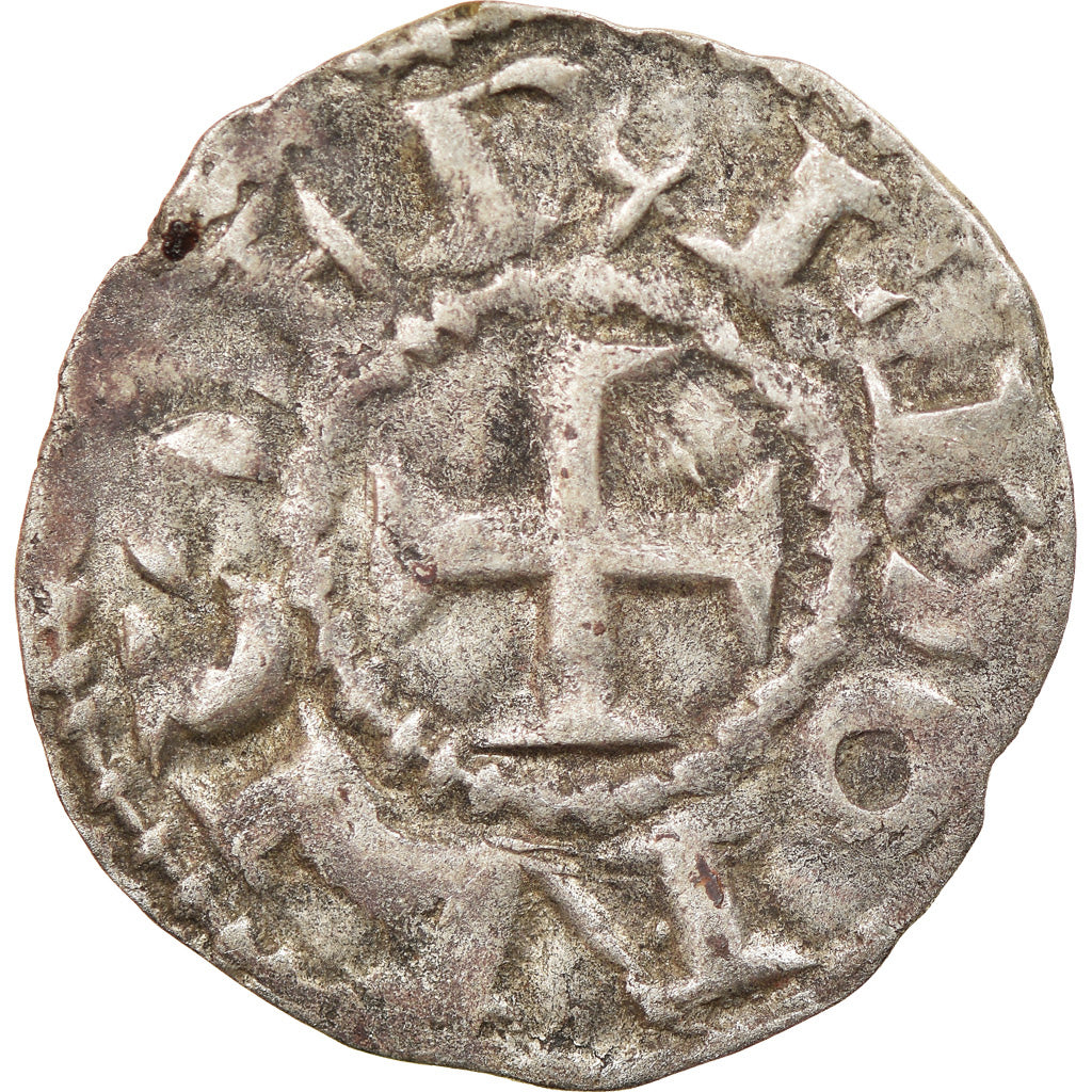 Monnaie, France, Bretagne, Conan III, Denier, Rennes, TB+, Argent, Boudeau:23