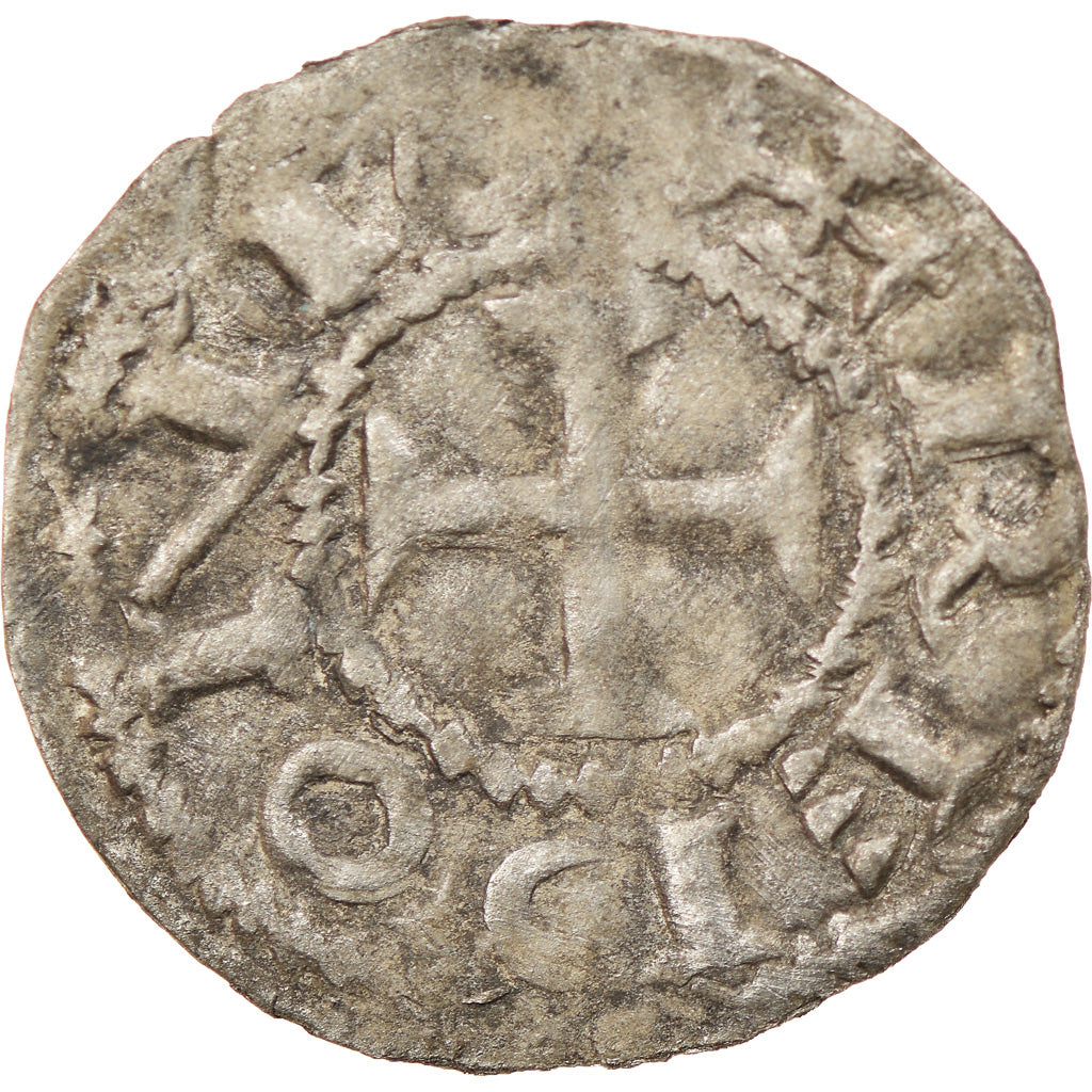 Moneta, Francja, Bretagne, Conan III, Denarius, Rennes, VF(30-35), Srebro