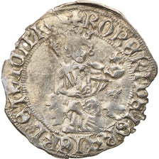 Coin, Italy, NAPLES, Robert d'Anjou, Carlin, Naples, EF(40-45), Silver